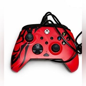 Xbox Wired Controller Red/Black Flame Gaming Controller- PC/Xbox